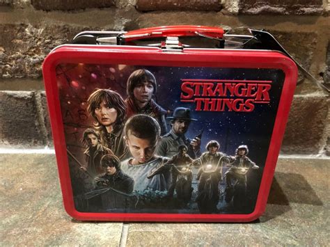 Stranger Things Metal Tin Lunchbox by Loungefly Netflix 